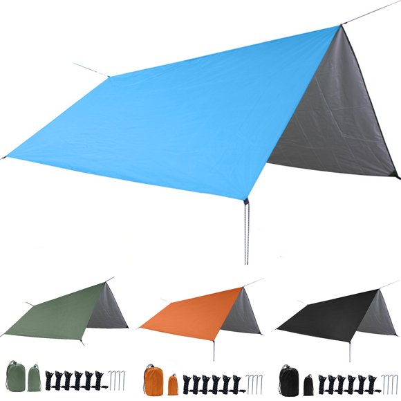 1 Set Canopy Waterproof Moisture-proof Foldable Anti-UV Sunshade Oxford Cloth Rain Shade Pergola Camping Supply