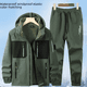 thumbnail image 1 of Chaqueta de invierno para hombre, forro polar, gruesa, resistente al viento, impermeable, ropa cálida, ciclismo, ropa de montañismo al aire libre, ropa de trabajo, 1 of 5