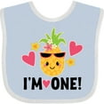 thumbnail image 3 of Inktastic First Birthday Hawaiian Pineapple Girls Baby Bib, 3 of 4