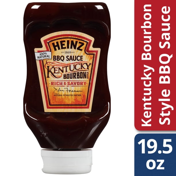 Heinz Kentucky Bourbon Style BBQ Sauce, 19.5 oz Bottle
