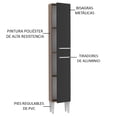 thumbnail image 4 of Mueble Despensa Madesa Emilly 2 Puertas - Marrón/Negro Madesa G26320EM, 4 of 9