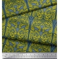 thumbnail image 3 of Soimoi Poly Georgette Fabric Dot & Artistic Butterfly Printed Craft Fabric by The Yard 52 Inch Wide, 3 of 3