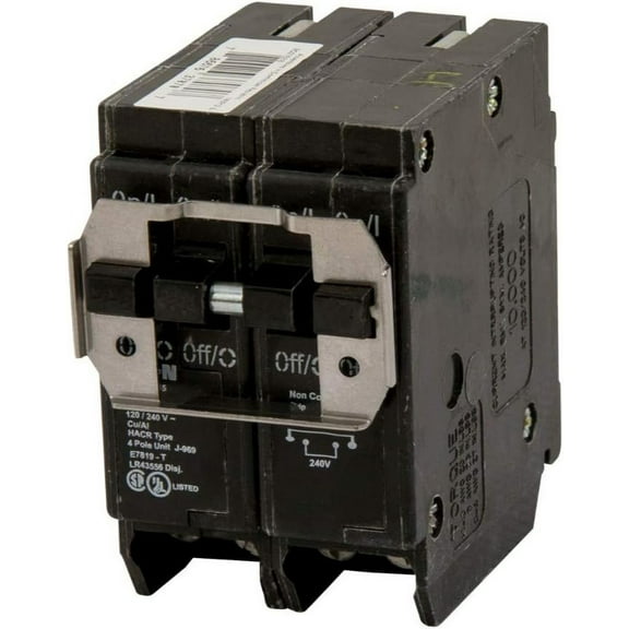 Eaton Circuit Breaker BQ220230 Double Pole - 20A/30A 240V - No Size, Multicolor
