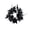 Black-A, variant on Sahpxhe Small Pumpkin Floral Candle Ring Wreath Halloween Decoration,Artificial Fall Table Centerpiece for Thanksgiving Home Kitchen Table Centerpieces Wall Decor,11.8x11.8in Multicolor-A