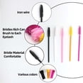 thumbnail image 4 of Extensión de pestañas, pincel de cristal arcoíris para cejas, varita aplicadora de rímel, Spoolers, juego de brochas cosméticas, herramientas de maquillaje, 4 of 5