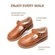 thumbnail image 3 of Zapatos Mary Jane para Niña DREAM PAIRS Marrón Talla 12, 3 of 7
