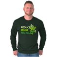 thumbnail image 5 of Reduce Reuse Recycle Woodsy Owl Long Sleeve TShirt Men Women Brisco Brands 3X, 5 of 6