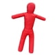 thumbnail image 2 of Muñeco de lucha infantil sin relleno de 130 cm de altura, equipo de entrenamiento de boxeo rojo, 2 of 9