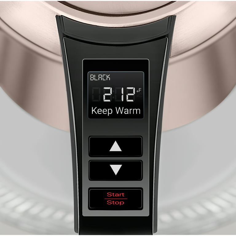 Chefman Digital Electric Kettle with Rapid 3 Minute Boil Technology, Custom  Steep Timer & Temperature Presets, Bonus Tea Infuser, Rust & Discoloration