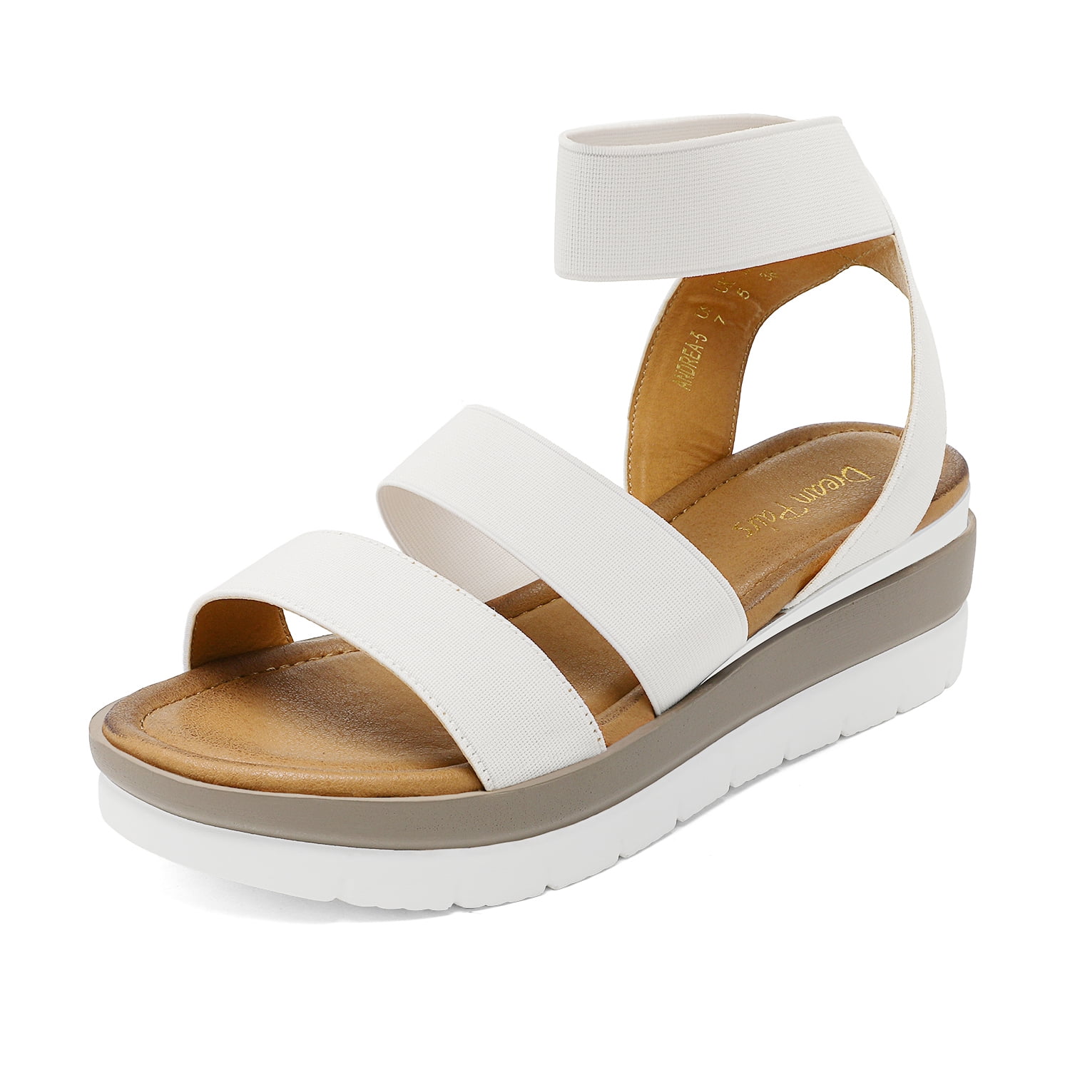 white platform sandals size 11