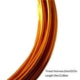 thumbnail image 4 of Aluminum Wire Thickness Bendable Wires Color Bicycles Style Bike Easy to Use Handy Installation Durability Rust-proof for Crafts DIY gold, 4 of 9