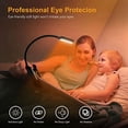 thumbnail image 5 of LED Rechargeable Book Lamp, Suitable for Bed Reading,Eye Care 3-Color Temperature, Small Light Clip-on Book Reading Lamp, 5 of 8