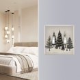 thumbnail image 4 of Yayeee Toggle Light Switch Wall Plate 2-Gang 4.56"x4.48" Decorative Outlet Cover, Hand Drawn Christmas Trees, 4 of 7