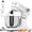 white, variant on Electric Stand Mixer 6.5QT, 3-in-1 12-Speed Tilt-Head Household Mixer with Dough Hook, Beater, Whisk for Kitchen, Food Mixer for Baking Bread Cake and Most Home Cooks, Black