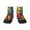 2 Black-2, variant on Colorful Arrow Graffiti Pattern Ankle Socks for Women Non Slip Socks No Show Socks Classic Low Cut Casual Socks Casual Socks