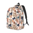thumbnail image 4 of Wukai Watercolor Plants Paper Reusable Cosmetic bag,Travel Toiletry Organizer Capacity,Waterproof Puzzle Bags, 4 of 7