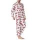 thumbnail image 2 of Balery Watermelon Pijama para Hombre de Dos Piezas con Manga Larga, Conjunto de Dormir y Descanso Suave con Bolsillos-Large, 2 of 7