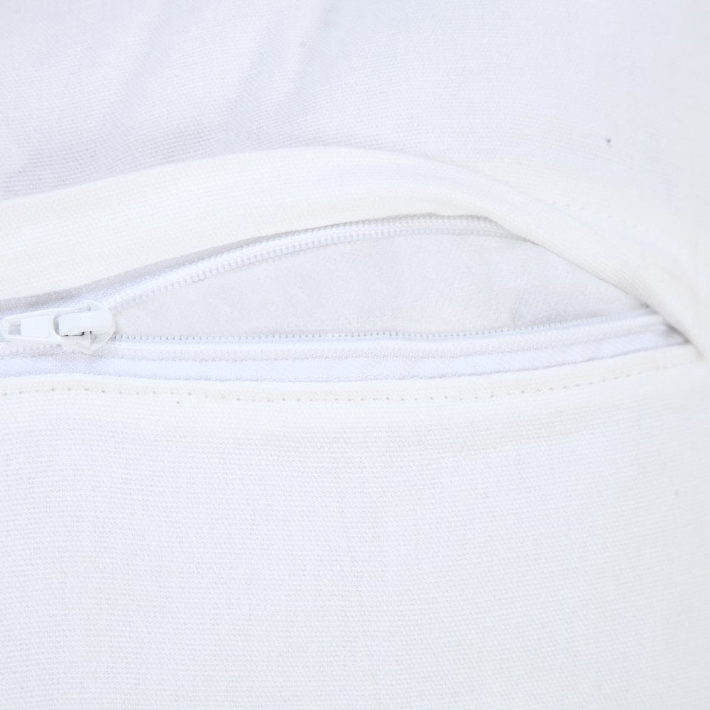 LR Home Ox Bay Hand-Woven Tan/White Solid All-Natural Cotton Pillow Cover