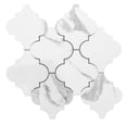 thumbnail image 6 of The Tile Life Stately Arabesque Calacatta Polished Porcelain Mosaic Floor & Wall Tile, 11 x 12 in, 6-Piece, 6 of 9