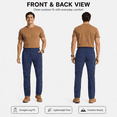 thumbnail image 2 of YAPPO Men's Lightweight Hiking Pants, Quick-Dry 4-Way Stretch Water-Resistant Outdoor Work Pants with 4 Pockets, 2 of 10