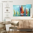 thumbnail image 5 of Elephant Stock Fine Day Sailing I Wall Art - Horizontal Canvas Wall Art - Living Room Wall Decor - Transportation Canvas - Red And Purple Decor By Nan - 30" x 20", 5 of 8