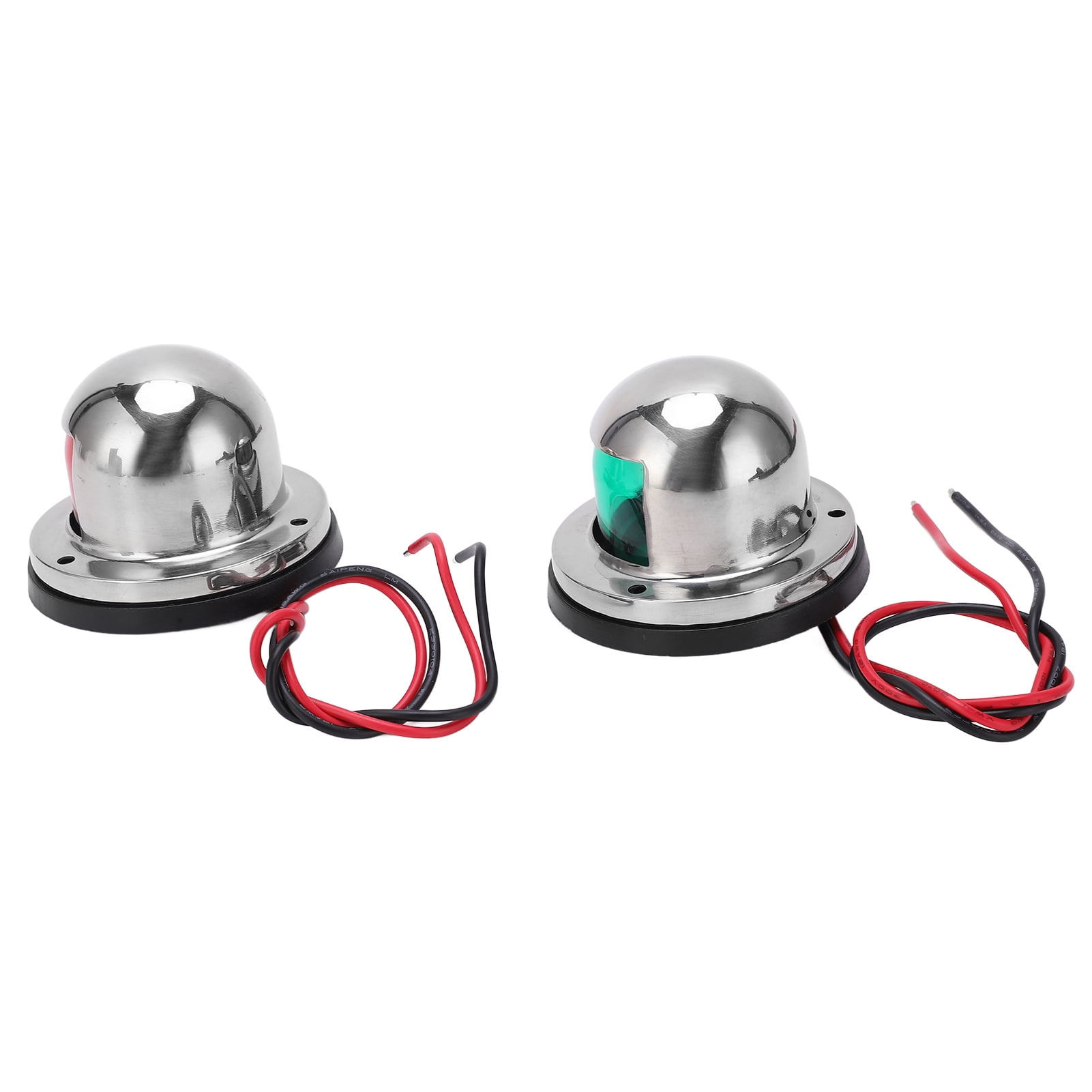 FAGINEY 12V Red Green LED Navigation Lights,Red And Green Boat Light,1