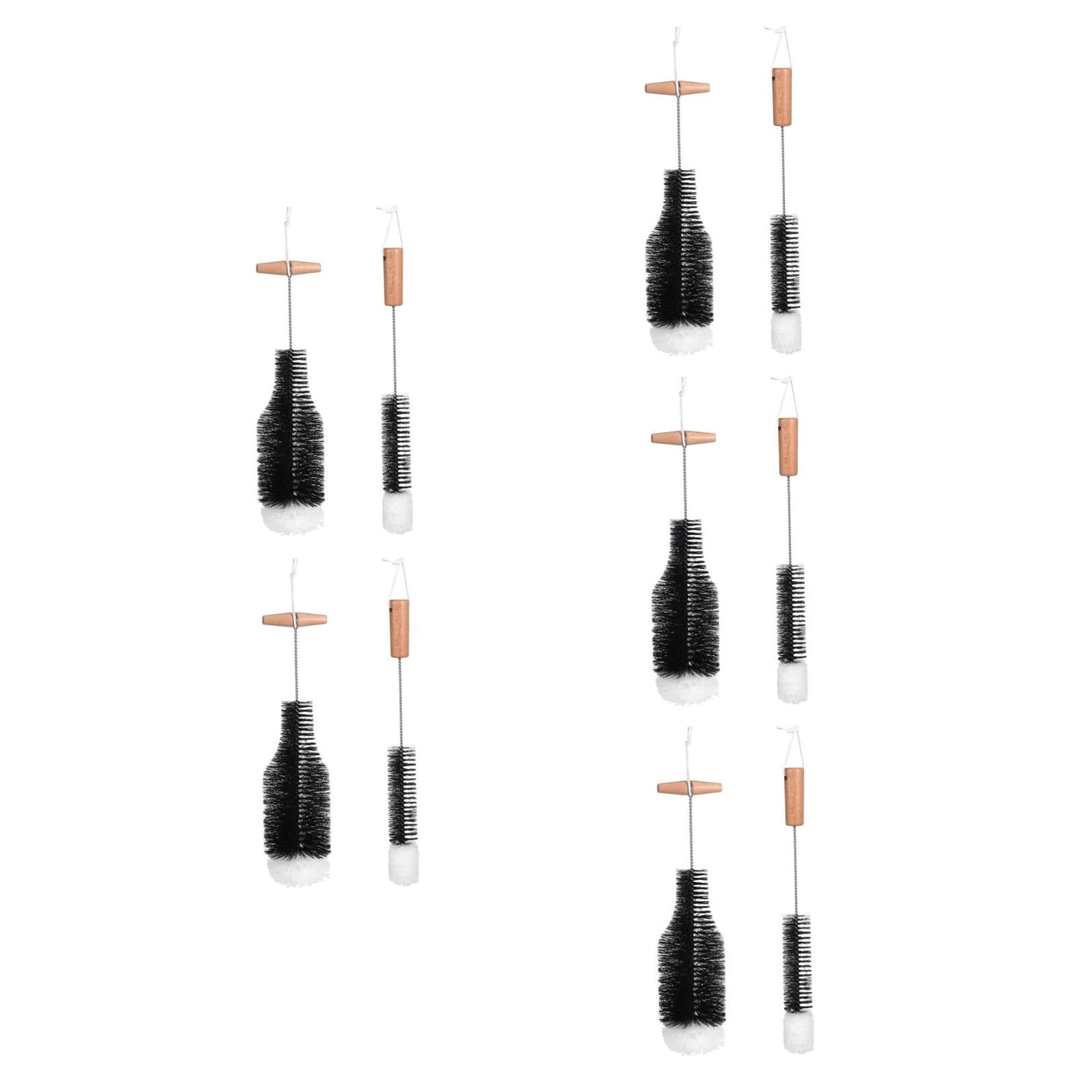 Masteelf 10-Piece Chimney Cleaning Brush Set for Fireplace, Pellet Stove, Stove with Handle Wire Pipe Brushes