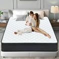 thumbnail image 4 of BMMB High Quality 12"Thickness Twin Hybrid Spring Memory Foam Luxury Mattress Medium Feel, US Certified Breathable Fabric Cover, 4 of 17