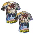 thumbnail image 4 of Mens My Hero Academia 3d Print T-Shirt Crewneck Short Sleeve Tee Shirt, 4 of 7