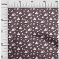 thumbnail image 1 of oneOone Organic Cotton Poplin Twill Fabric Triangle Geometric Print Sewing Fabric BTY 42 Inch Wide, 1 of 4