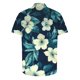 thumbnail image 4 of Camisas de Manga Larga para Hombres Moda Casual Floral Estampado Hawaiano Solapa Botón Superior, Ligero para Primavera Verano, 4 of 9