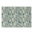 thumbnail image 1 of Hipster Cutting Board, Llama Guanaco South American Animals Hand Drawn Style Cartoon Art Print, Decorative Tempered Glass Cutting and Serving Board, Small Size, Multicolor, by Ambesonne, 1 of 1