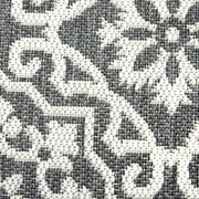 Nicole Miller New York Patio Country Danica Transitional Geometric Indoor/Outdoor Area Rug, Black/Grey, 1'9x2'11
