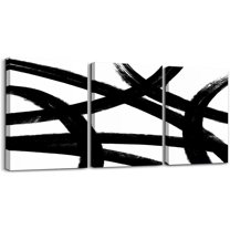 Hieng Boys Girls Abstract Picture Wall Decor Graffiti Canvas Wallfor Living Room Bedroom Kids Geometric Stripes Wall Painting Posters Colorful Bathroom Wall