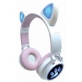 thumbnail image 1 of Audífonos Inalámbricos Recargables con Forma de Orejas de Gato y luces_HPBTKT, 1 of 5