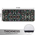 thumbnail image 5 of Kitchen Rugs Sets Of 2,Pioneer Flower Floral Print Pattern Anti Fatigue Kitchen Mat Rugs Non Slip Washable,Decorative Kitchen Floor Mats for Kitchen,Sink,Laundry,17"x47"+17"x47", 5 of 5