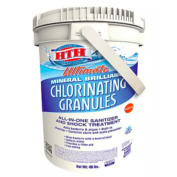 HTH Ultimate Chlorinating Granules AllinOne Sanitizer and Shock
