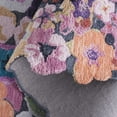 thumbnail image 6 of SAFAVIEH Jardin Naira Floral Area Rug, Grey/Pink, 6' x 6' Square, 6 of 11
