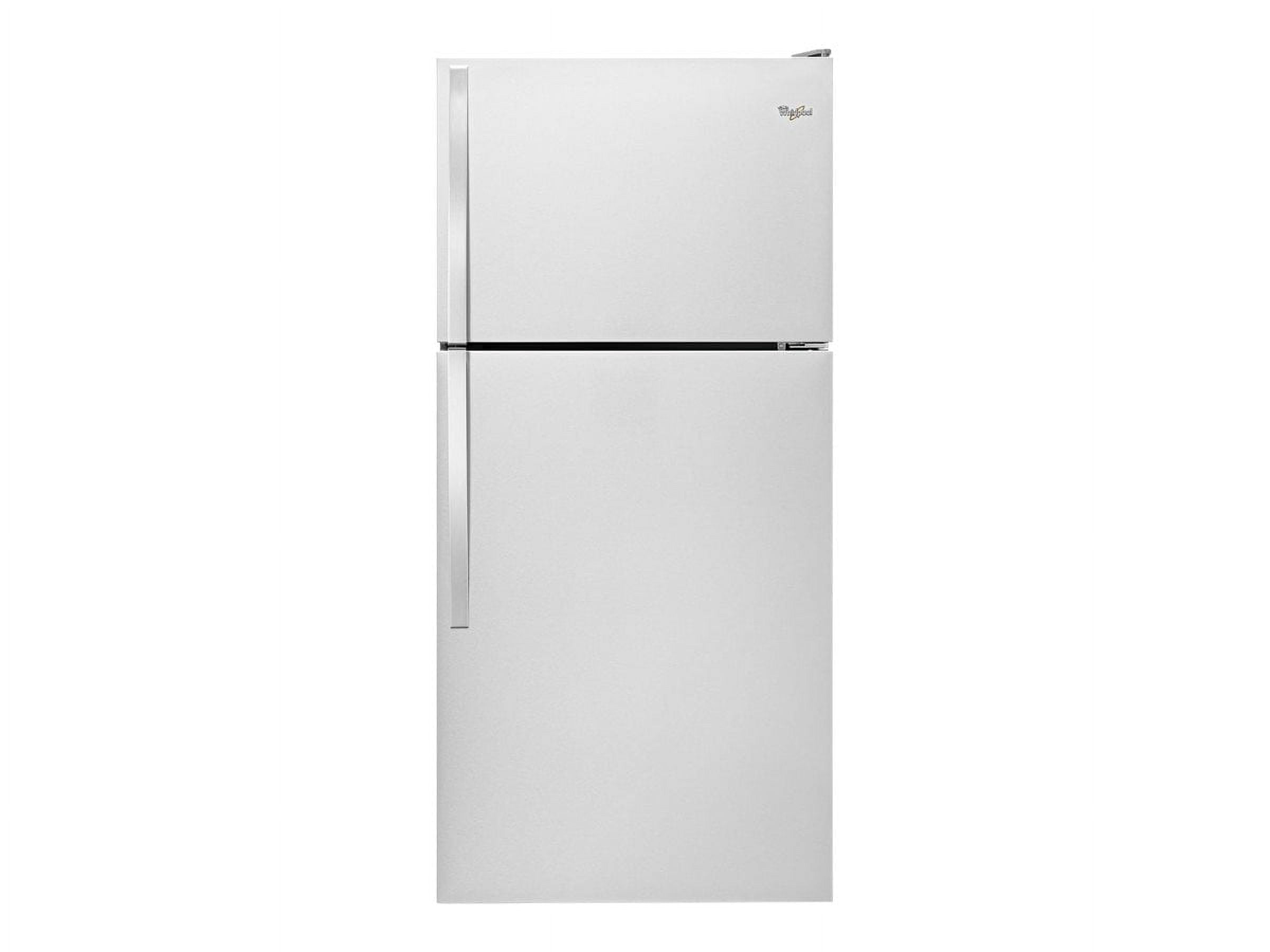 Whirlpool WRT318FZDM: 30-inch Wide Top Freezer Refrigerator - 18 cu. ft - Stainless Steel.