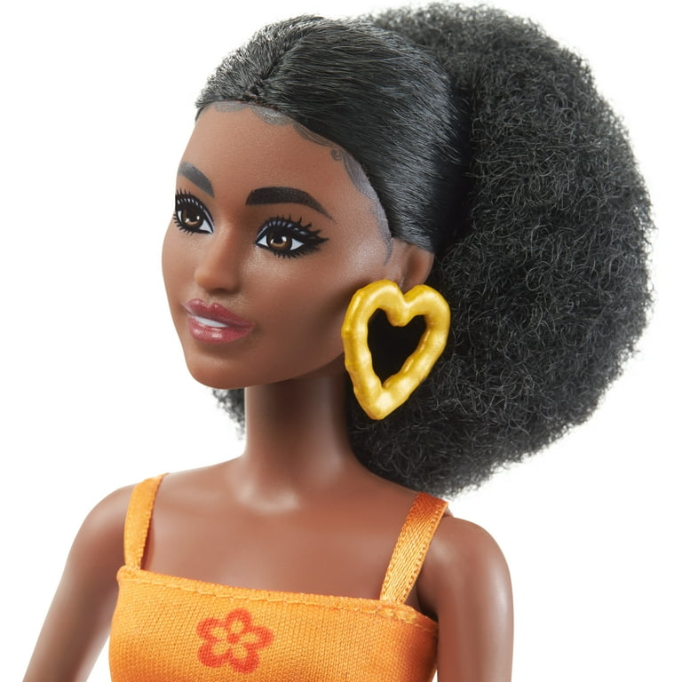 Barbie Doll, Curly Black Hair and Petite Body, Barbie Fashionistas