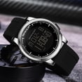 thumbnail image 2 of Digital Watches for Men Women Waterproof Unique Watch Stopwatch Countdown Alarm Analog Silicone Strap  Case, 2 of 8