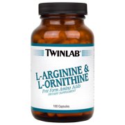 Twinlab L-Arginine & L-Ornithine Capsules, 100 Ct