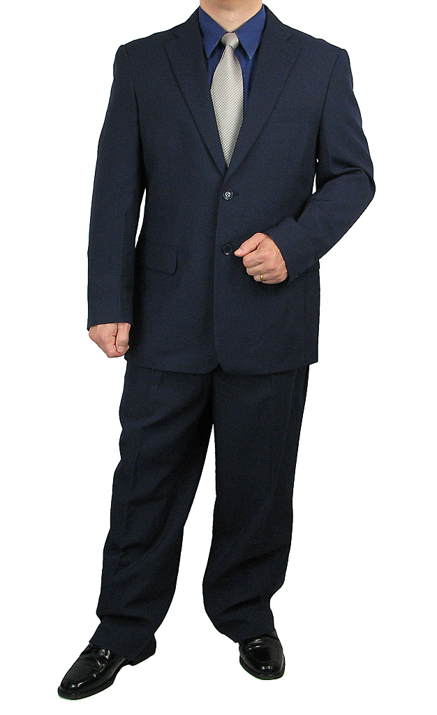 Men’s 2-Piece Regular Fit Dress Suit – Free Designer Socks, 100% Polyester, Versatile For Weddings, Office, Prom