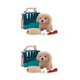 thumbnail image 3 of Ounissouiy Juguete para niños Peluche lindo y tierno Golden Retriever Peluche Golden Retriever Juguete Peluches Paquete 1 paquete 1 2piezas, 3 of 6