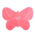 thumbnail image 1 of Miangastore 1pc Butterfly Shaped Brush Cleaning Mat Makeup Brush Design For And Beauty Cleaning Instrument, 1 of 8