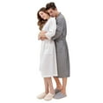 thumbnail image 4 of iHPH7 Bathrobe for Women, Waffle Robes for Women, Robes for Women, Womens Robes Clearance Sale, Long Robes for Women, White M, 4 of 9