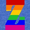 thumbnail image 2 of CafePress - Rainbow Letter Z - Cute Infant Baby Football Bodysuit, 2 of 3