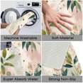 thumbnail image 4 of 1pc Floral Pattern with Leaves Absorbent Non-Slip Bathroom Thickened Flannel Rug Decor,Soft,Quick Drying,Suitable For Indoor/outdoor Use,Bathrooms,Bedrooms,Kitchens,Terrace,Laundry Rooms,16"x24", 4 of 9