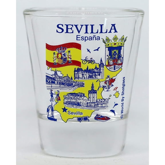 Sevilla Spain Great Spanish Cities Collection shot glass