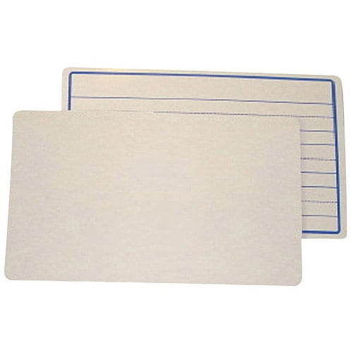 Photo 1 of School Smart Dry Erase Unruled Pupil Boards, 10-Pack